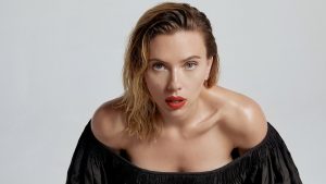 sexy image of actress Scarlett Johansson