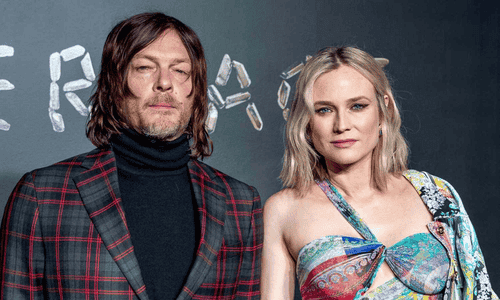 Diane Kruger with partner Norman Reedus
