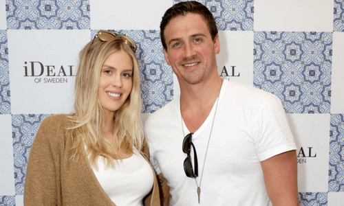 Ryan Lochte and Kayla Rae Reid pictured before their 2025 breakup