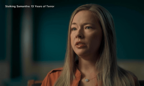 Samantha Stites, featured in Hulu’s true-crime docuseries “Stalking Samantha: 13 Years of Terror.