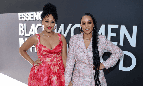 Tia and Tamera Mowry, identical twin actresses famous for Sister, Sister.