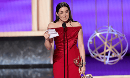 Cristin Milioti wins Emmy Award 2025 for Best Lead Actress in a Limited Series for The Penguin.