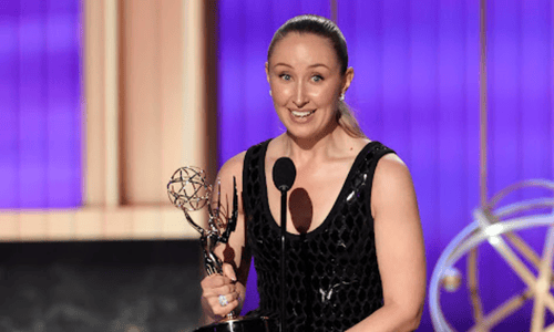 Erin Doherty wins Emmy Award 2025 for Best Supporting Actress in a Limited Series for Adolescence.