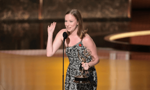 Hannah Einbinder wins Emmy Award 2025 for Best Supporting Actress in a Comedy Series for Hacks.