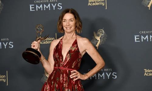Julianne Nicholson wins Emmy Award 2025 for Best Guest Actress in a Comedy Series for Hacks.