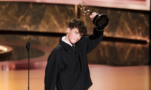 Owen Cooper wins Emmy Award 2025 for Best Supporting Actor in a Limited Series for Adolescence.