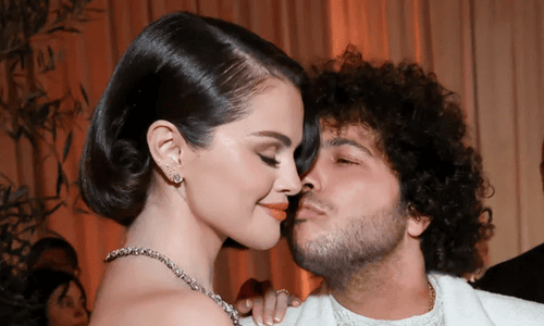 “Selena Gomez and Benny Blanco celebrate their Santa Barbara wedding with celebrity guests.