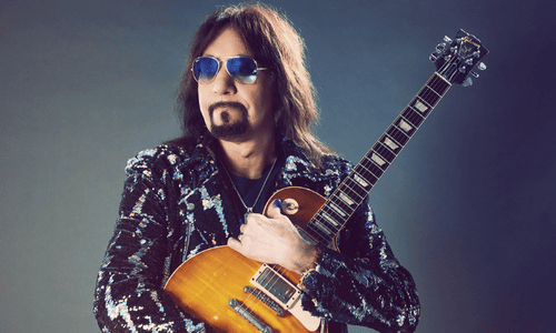 Tribute image honoring Ace Frehley’s legacy and impact on rock music after his death in 2025.