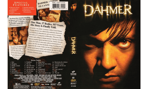 Jeremy Renner stars as Jeffrey Dahmer in the 2002 biopic Dahmer.