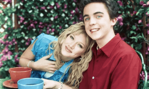 Hilary Duff and Frankie Muniz during their Lizzie McGuire and early Hollywood days.