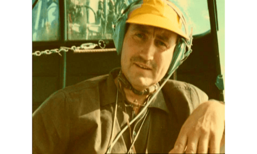 Aerial cameraman John Jordan who fell to his death while filming Catch-22 in Mexico.