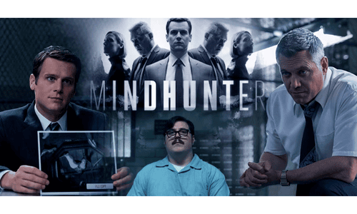 Netflix’s Mindhunter featuring FBI profilers interviewing real serial killers.