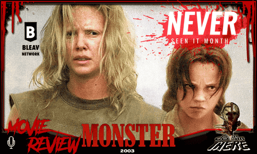 Charlize Theron as Aileen Wuornos in Monster (2003), an Oscar-winning true crime film.