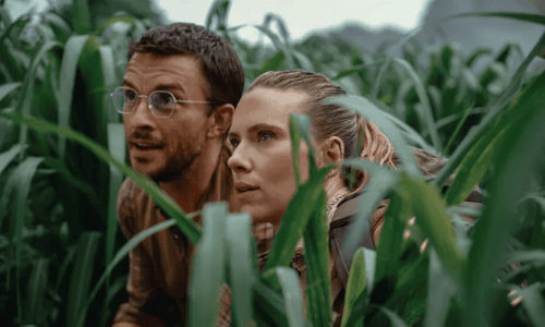 Classic romantic comedy characters in a cliché “meet-cute” scene showing outdated tropes.