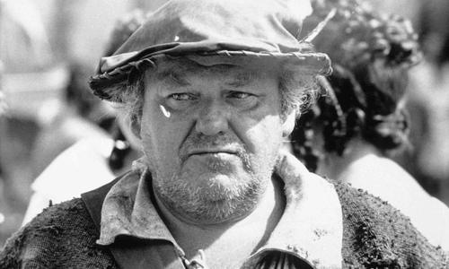 Actor Roy Kinnear who died after a horse fall on the set of The Return of the Musketeers.