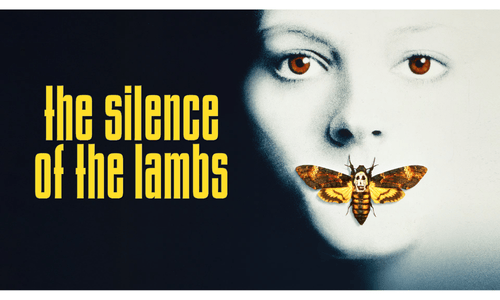 Jodie Foster and Anthony Hopkins in The Silence of the Lambs, inspired by Ed Gein and Ted Bundy.
