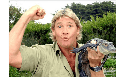 Steve Irwin filming Ocean’s Deadliest before the stingray accident that claimed his life.