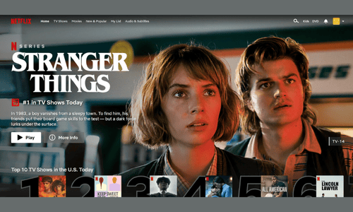 Stranger Things promotional image highlighting Netflix’s billion-dollar franchise and global merchandise success.