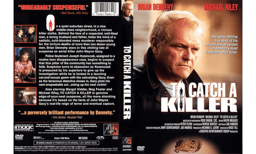 Brian Dennehy as John Wayne Gacy in To Catch a Killer, based on the real “Killer Clown.”