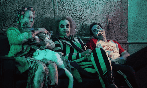 The quirky haunted house from Beetlejuice (1988) where ghosts try to reclaim their home.