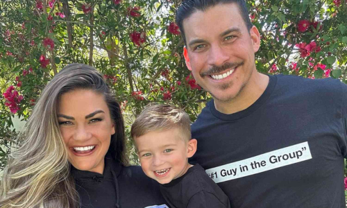 Brittany Cartwright with her son Cruz as she discusses co-parenting during her ongoing divorce from Jax Taylor.