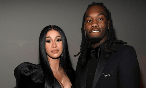 Cardi B showing her baby bump during pregnancy with Stefon Diggs before welcoming baby No. 4