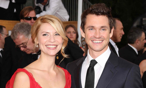 Claire Danes and Hugh Dancy smiling together amid the news of her unexpected pregnancy at 44.
