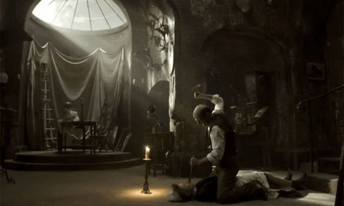 Renovated mansion from Don’t Be Afraid of the Dark (2010) hiding malevolent basement creatures.