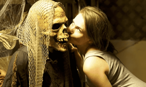 Abaddon Hotel from Hell House LLC (2015), site of unexplained deaths during a haunted attraction setup.