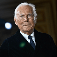 Legendary Italian designer Giorgio Armani dies.