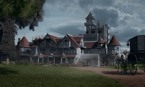 The endlessly expanding Winchester Mystery House from Winchester (2018).