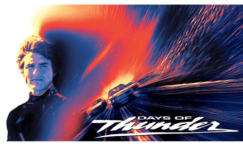 NASCAR stock cars from Days of Thunder bringing racing culture to mainstream cinema