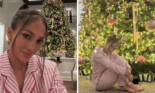 Jennifer Lopez and Ben Affleck sharing a polished, family-focused Christmas moment during the 2025 holiday season.