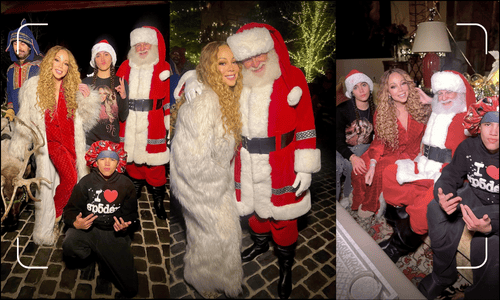 Mariah Carey, Miley Cyrus, and Madonna sharing bold and attention-grabbing Christmas moments during Hollywood celebrations 2025.