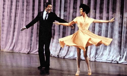 Dick Van Dyke performing in Bye Bye Birdie.