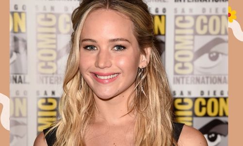 Jennifer Lawrence speaking openly during a press interview