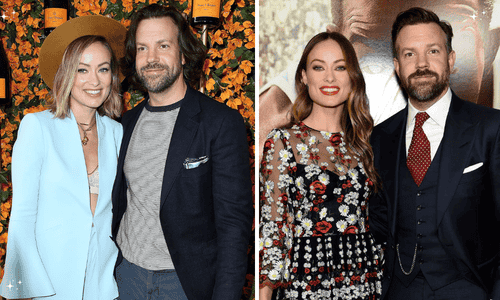 Olivia Wilde and Jason Sudeikis attending an event together