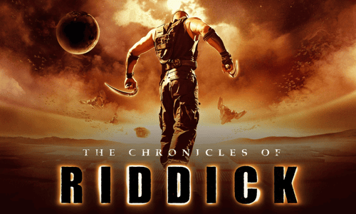 Vin Diesel starring as Riddick in The Chronicles of Riddick