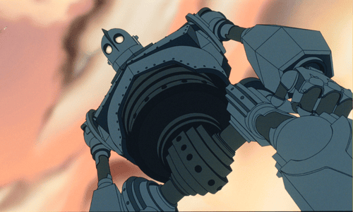 The Iron Giant character voiced by Vin Diesel