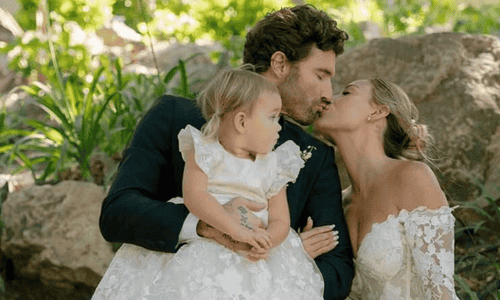 brody jenner and tia blanco kissing image after wedding photo