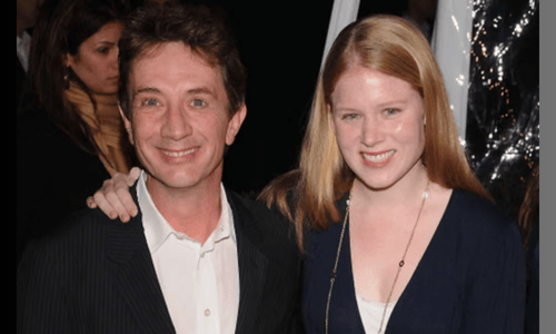 Martin Short with family during a public appearance, reflecting a private family life now facing loss.