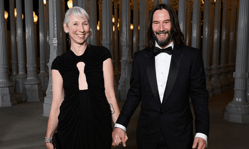 The iconic 2019 photo of Keanu Reeves and Alexandra Grant holding hands at the LACMA Art + Film Gala.