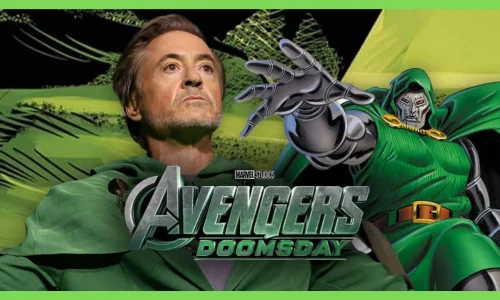 Robert Downey Jr. as Doctor Doom in the Marvel Cinematic Universe for the film Avengers: Doomsday.