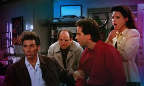 An screenshot image of seinfeld tv series 1989 - 1998