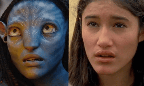 Director James Cameron at an event, currently facing a lawsuit for allegedly using Q'orianka Kilcher's features for Neytiri without consent.