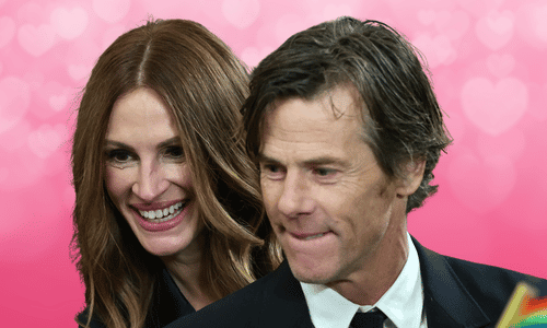 Julia Roberts and cinematographer husband Danny Moder attending a gala together.