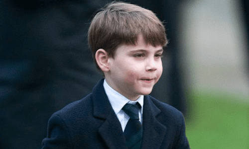 A picture of Prince Louis at age 8.