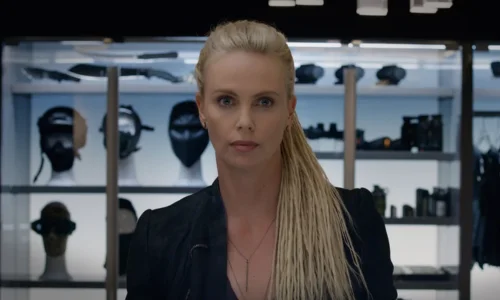 Charlize Theron as Cipher in The Fate of the Furious