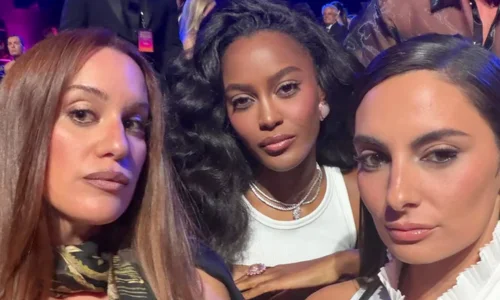 Hannah Berner, Ciara Miller and Paige DeSorbo attending the Las Culturistas Culture Awards