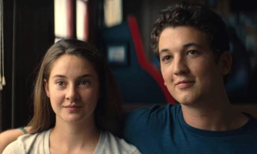 Miles Teller and Shailene Woodley in The Spectacular Now
